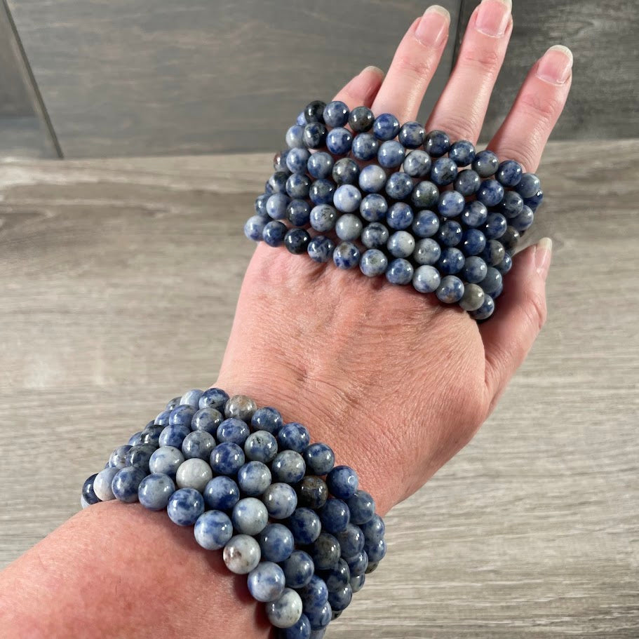 Blue spot bracelets for resale