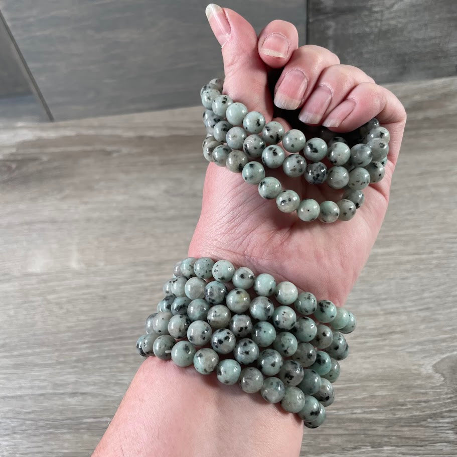 Kiwi Jasper bulk gemstone jewelry for shops