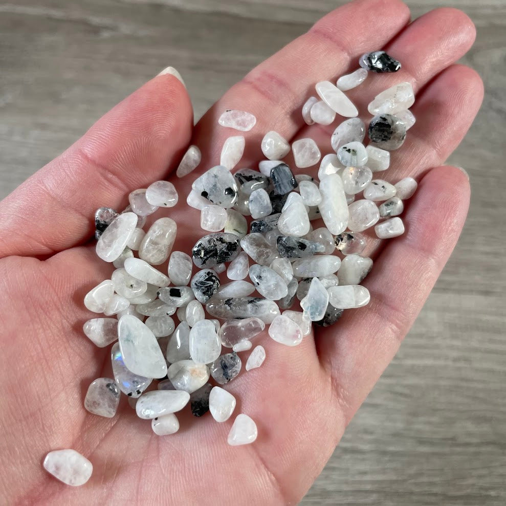 Bulk Gemstone Mini Chips – 22g+ Assorted Crystal Chips for Crafts, Jewelry Making & Resin Art