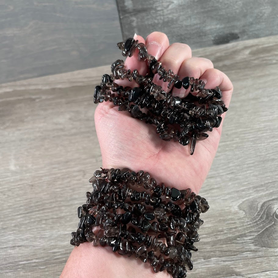 Gemstone Chip Bracelets – Premium Stones Crystal Jewelry