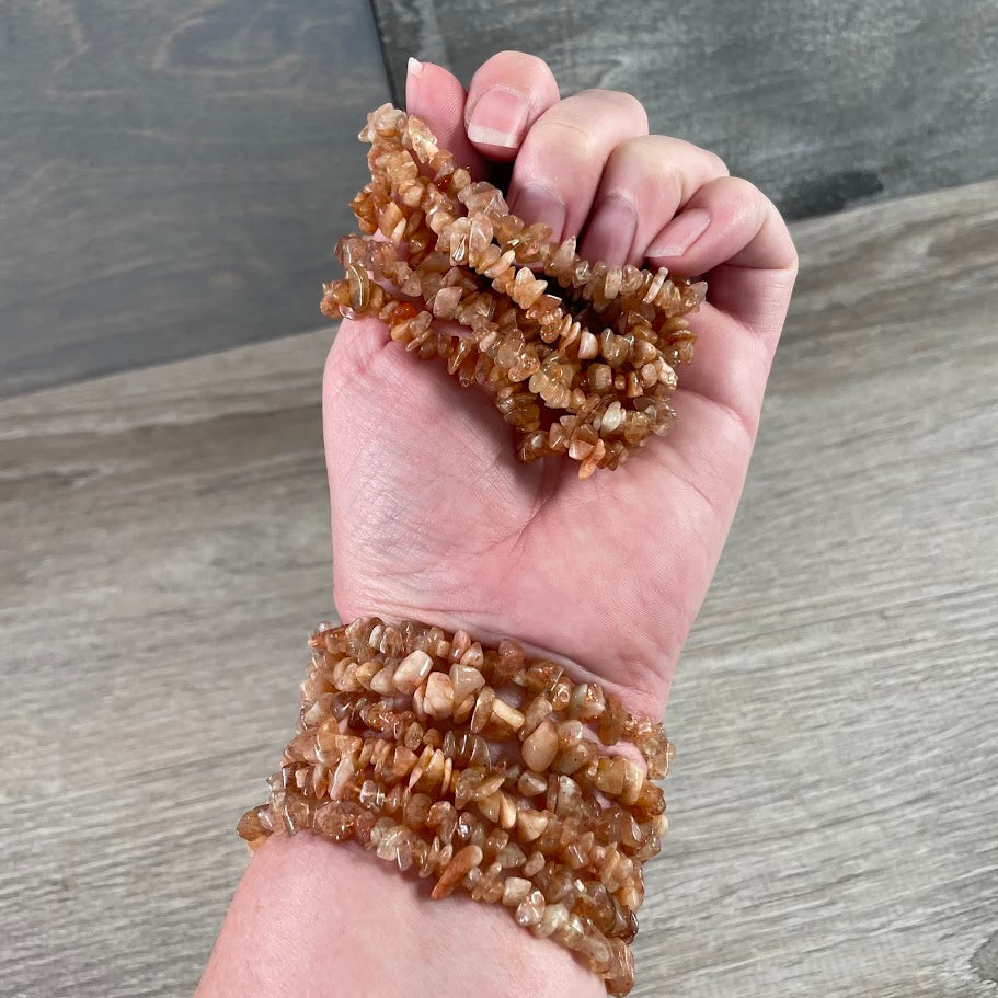 Gemstone Chip Bracelets – Premium Stones Crystal Jewelry