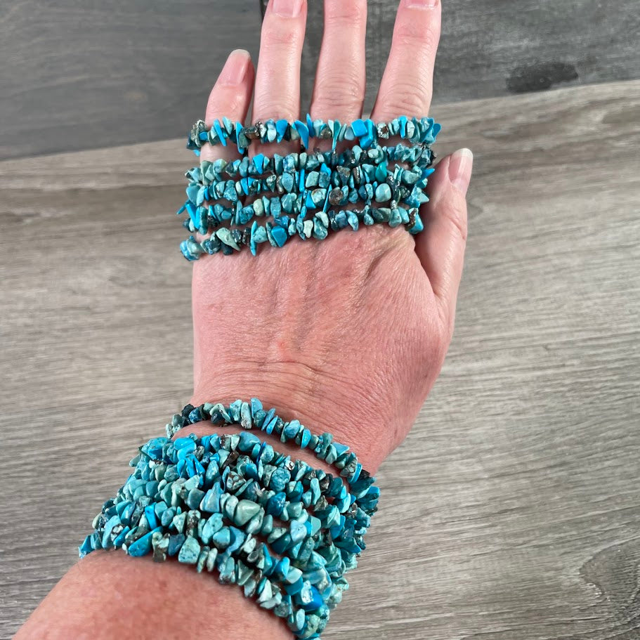 Gemstone Chip Bracelets – Premium Stones Crystal Jewelry