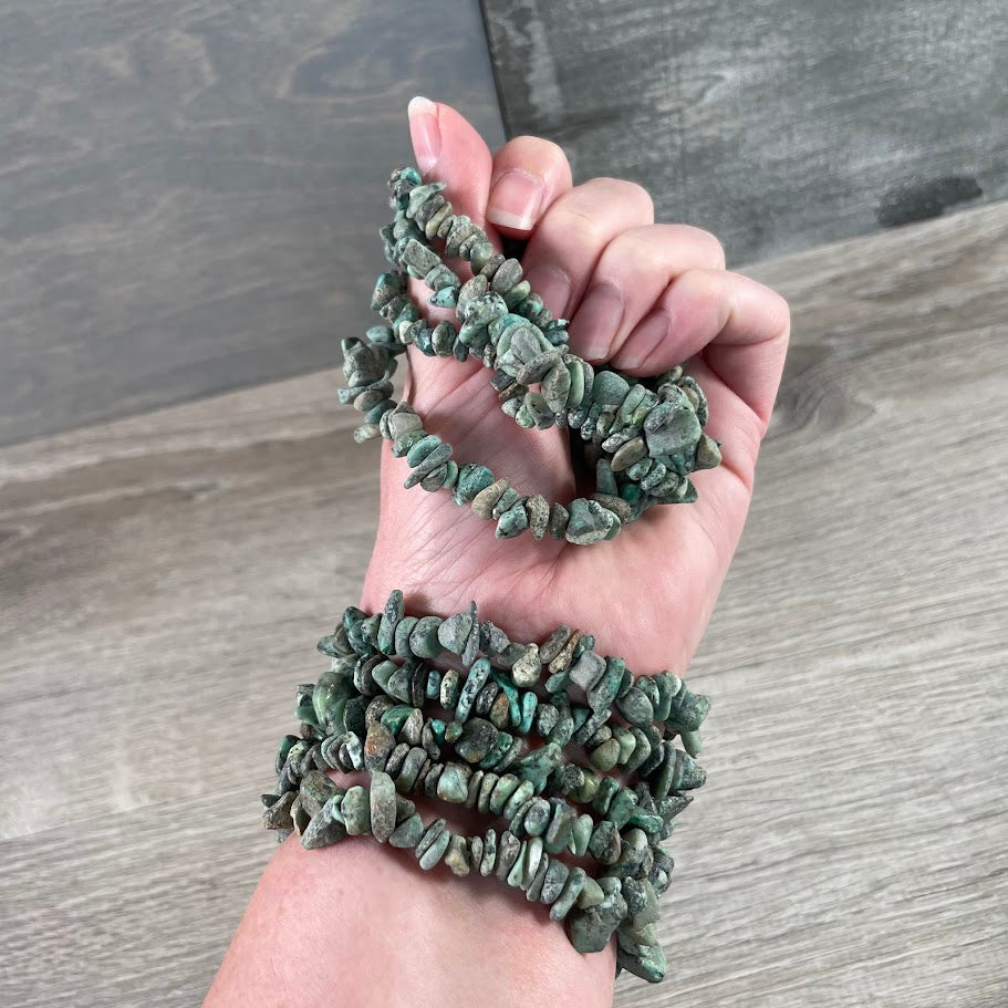 Gemstone Chip Bracelets – Premium Stones Crystal Jewelry