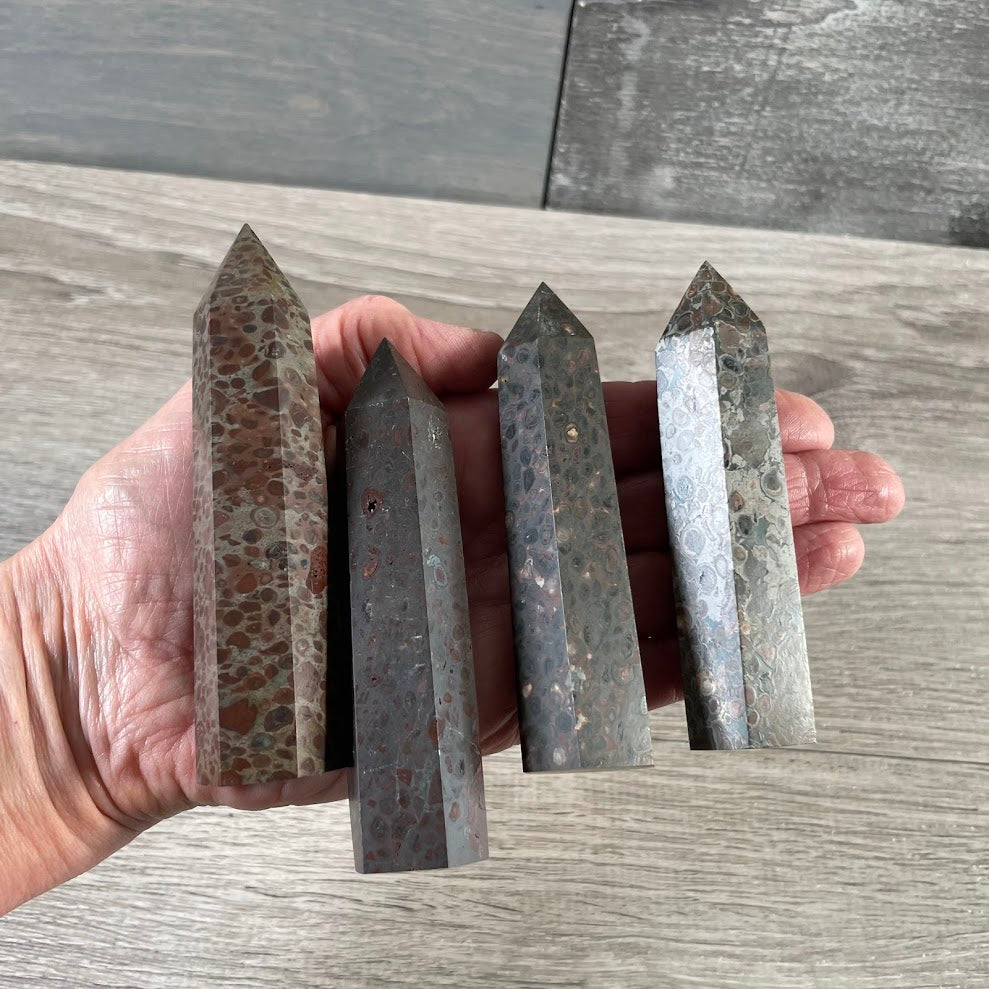 Coffee bean jasper wholesale obelisk