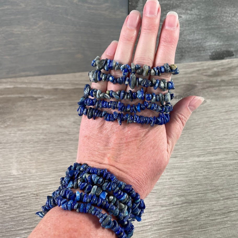 Gemstone Chip Bracelets – Premium Stones Crystal Jewelry