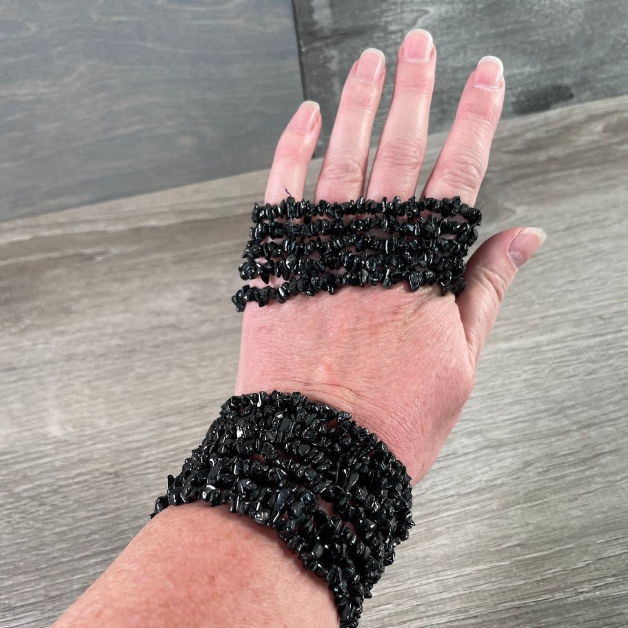 Gemstone Chip Bracelets – Premium Stones Crystal Jewelry