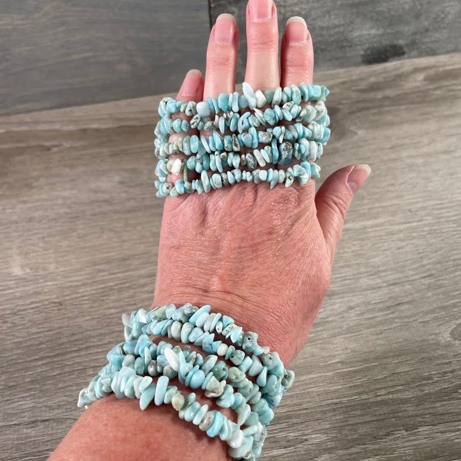 Gemstone Chip Bracelets – Premium Stones Crystal Jewelry