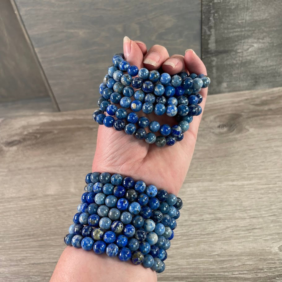 Lapis lazuli 8mm bulk bracelets