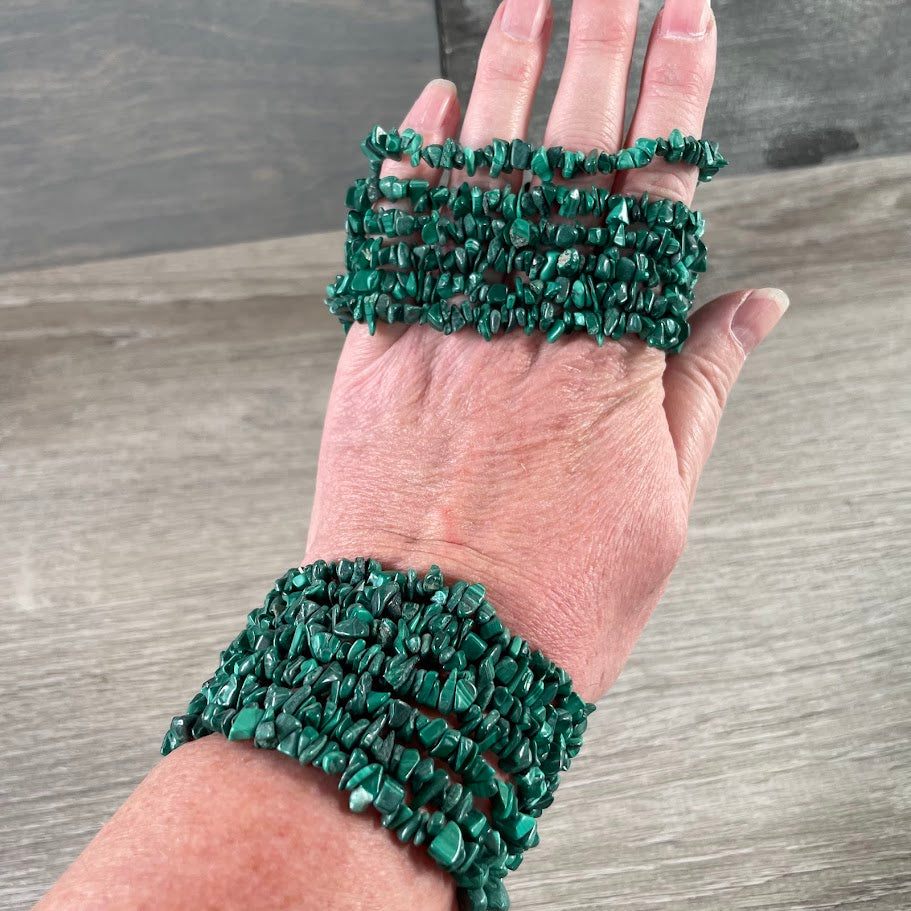 Gemstone Chip Bracelets – Premium Stones Crystal Jewelry