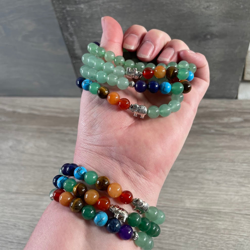 Gemstone Chakra Healing Bracelets 8mm - Wholesale
