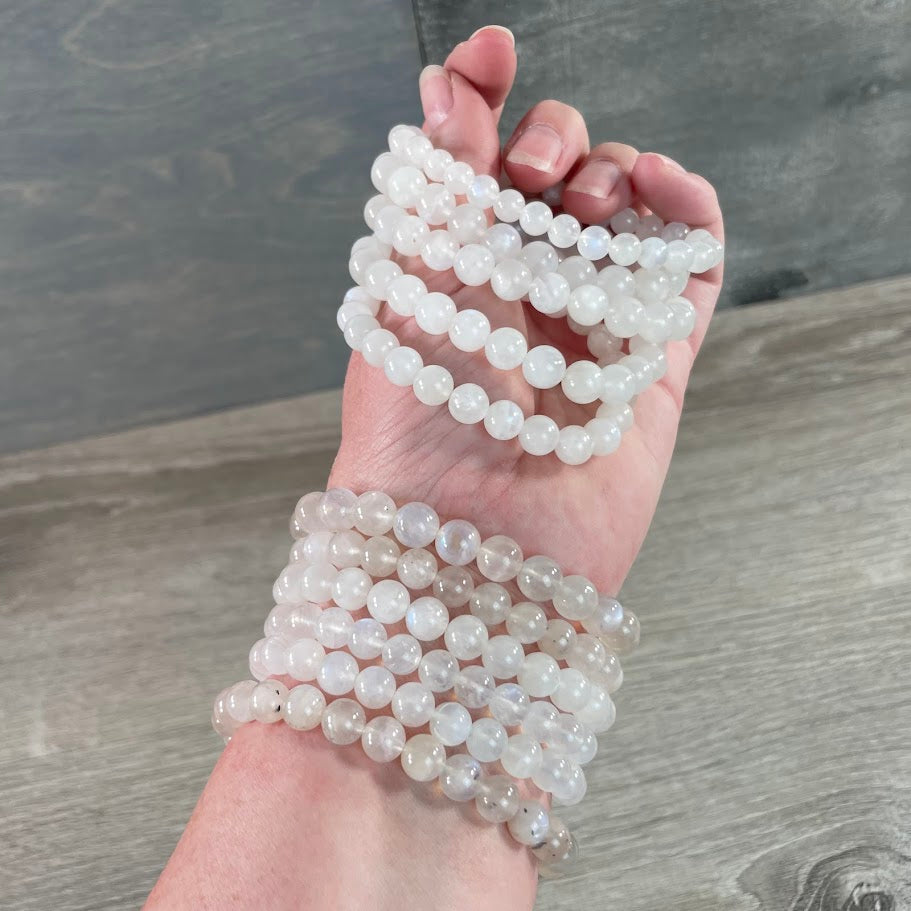 Rainbow moonstone goddess jewelry bulk