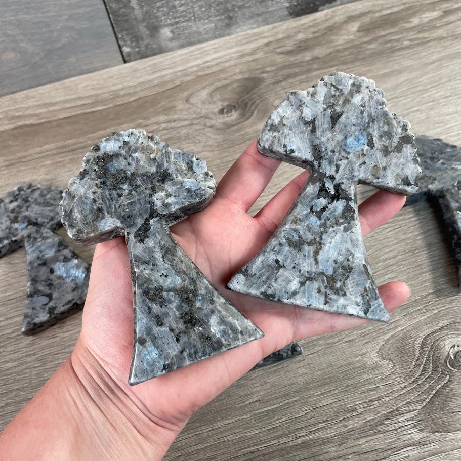 Healing Larvikite crystal tree for metaphysical shops