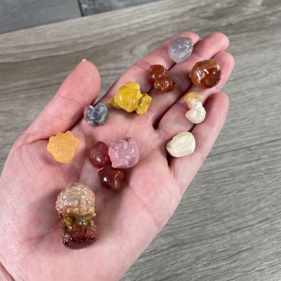 assorted small figurines for gift shops