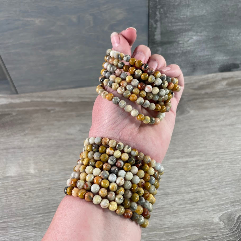 Crazy lace layering bracelets