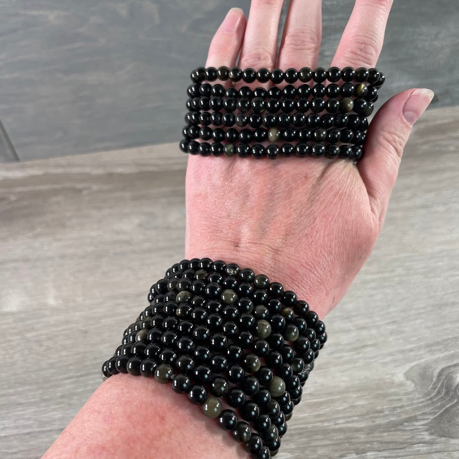 sheen obsidian gift item - bracelet