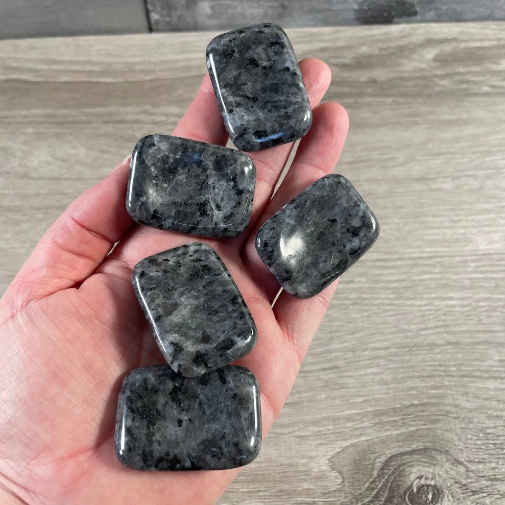 Gemstone Rectangle Worry Stones – Calming Crystals