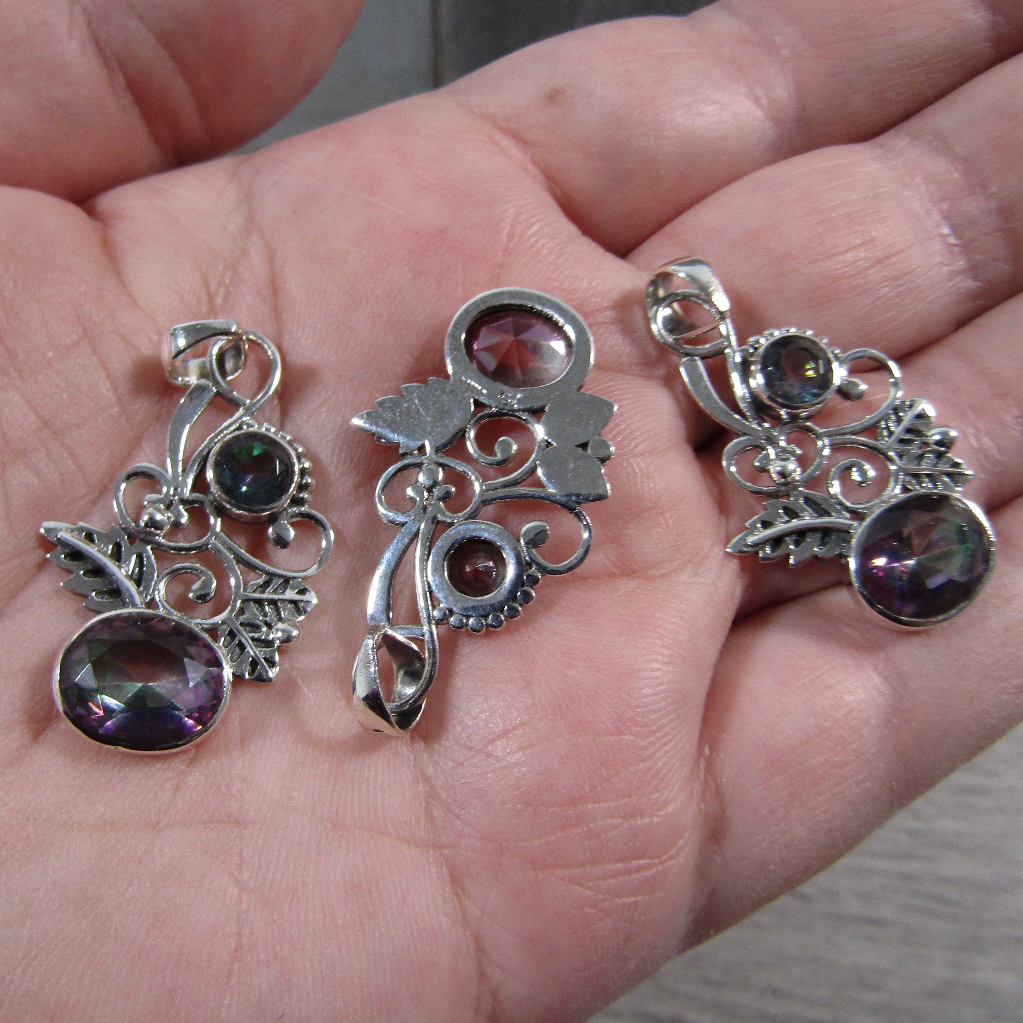 Sterling Silver Pendants in Assorted Styles