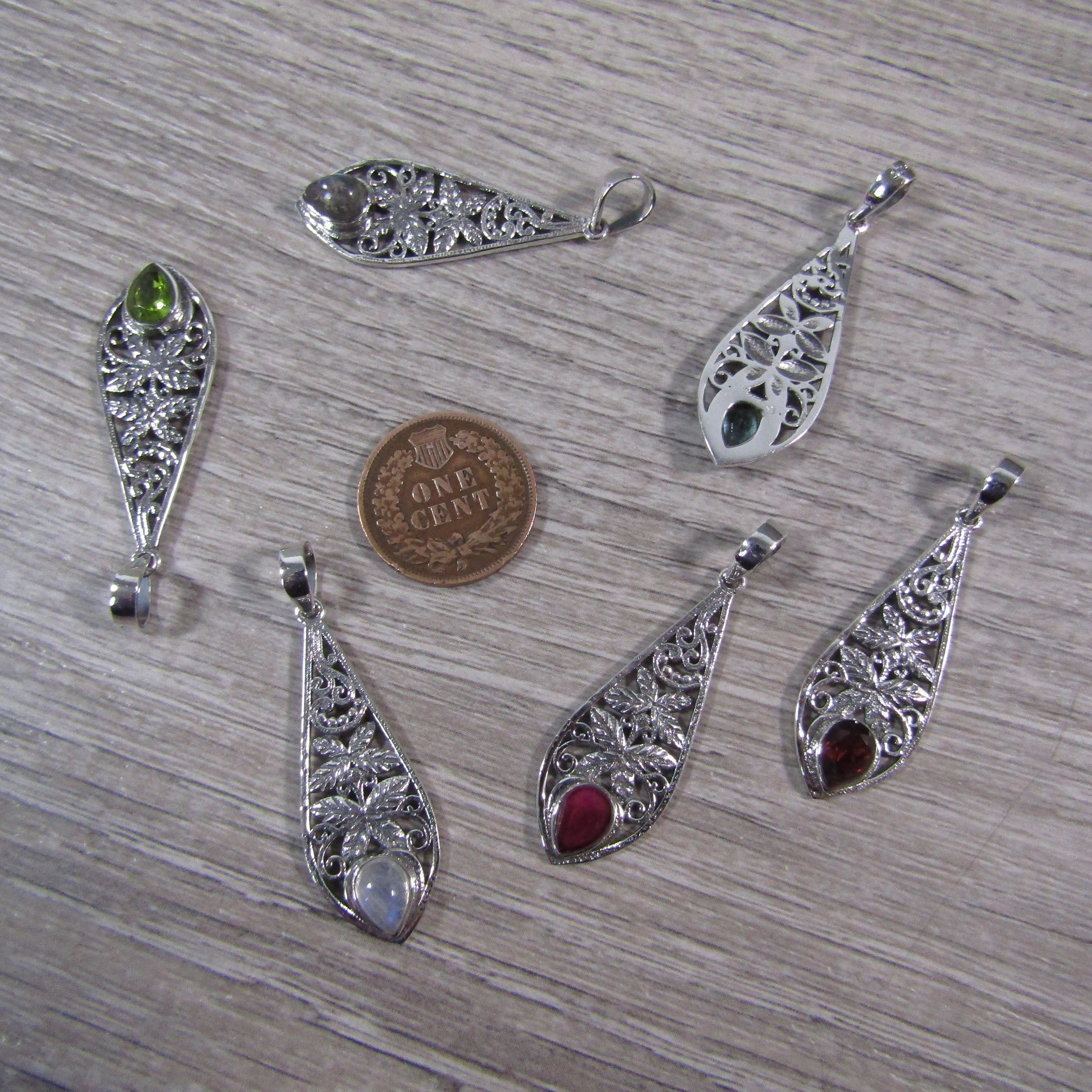 Sterling Silver Pendants in Assorted Styles