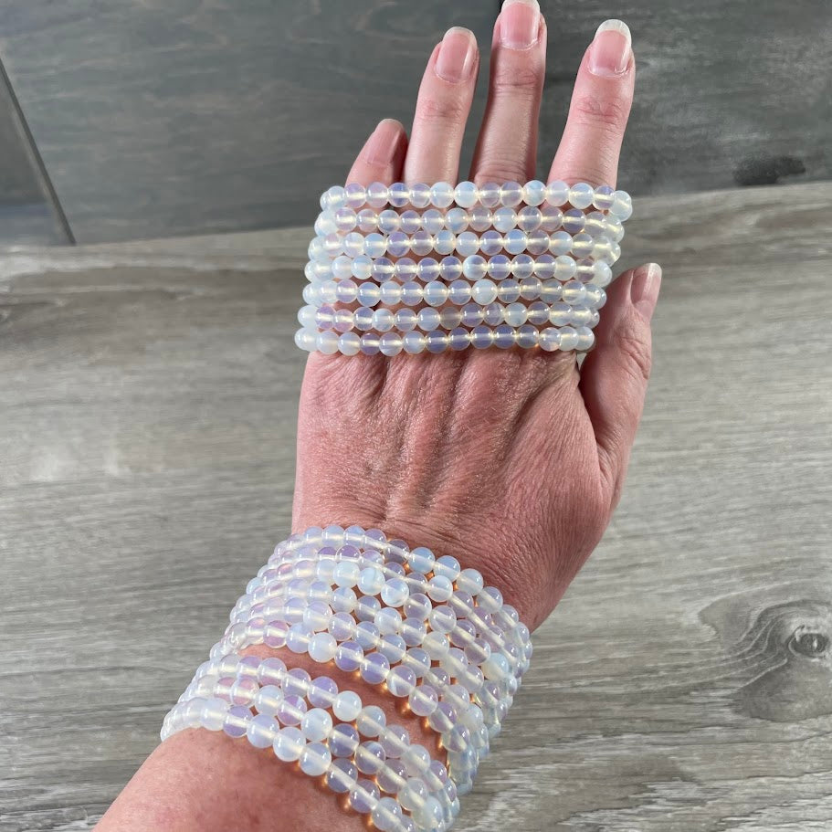Opalite beaded bracelet for resale