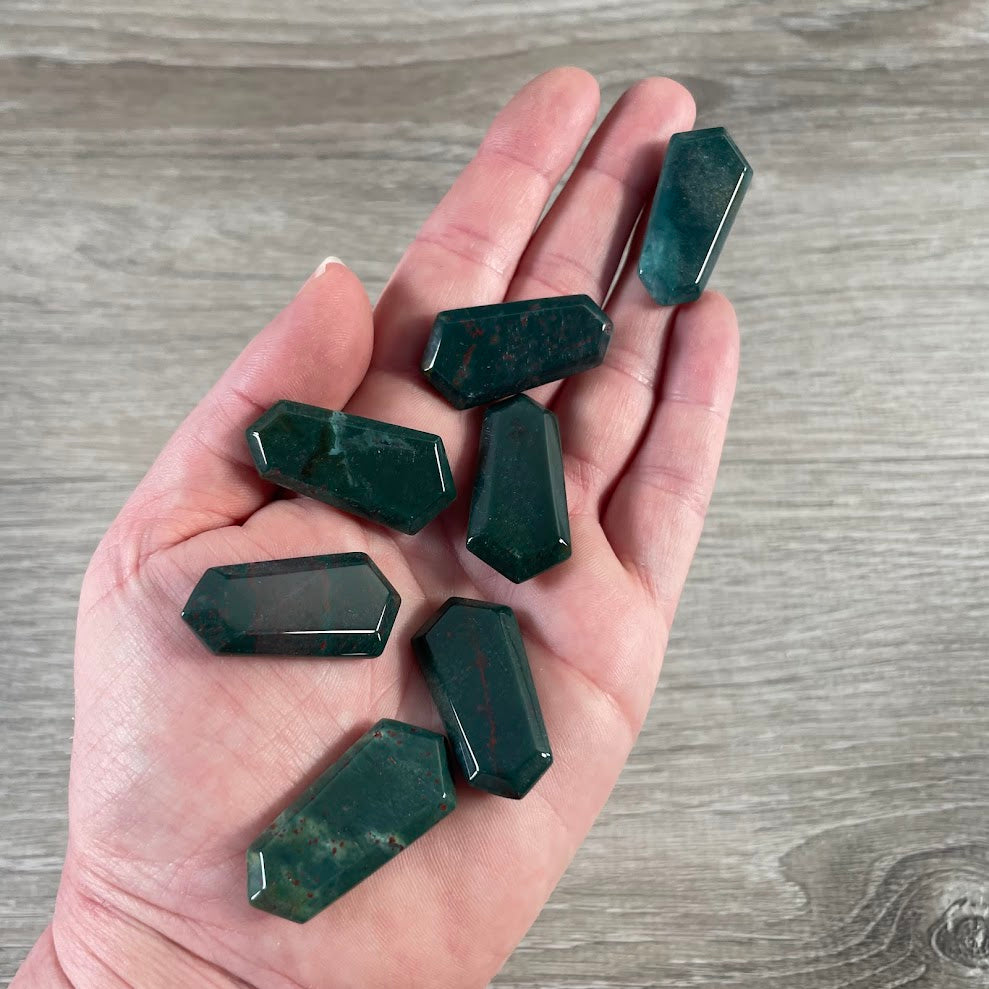 Gemstone Double Terminated Flat Mini Wands – 1 Inch Energy Tools