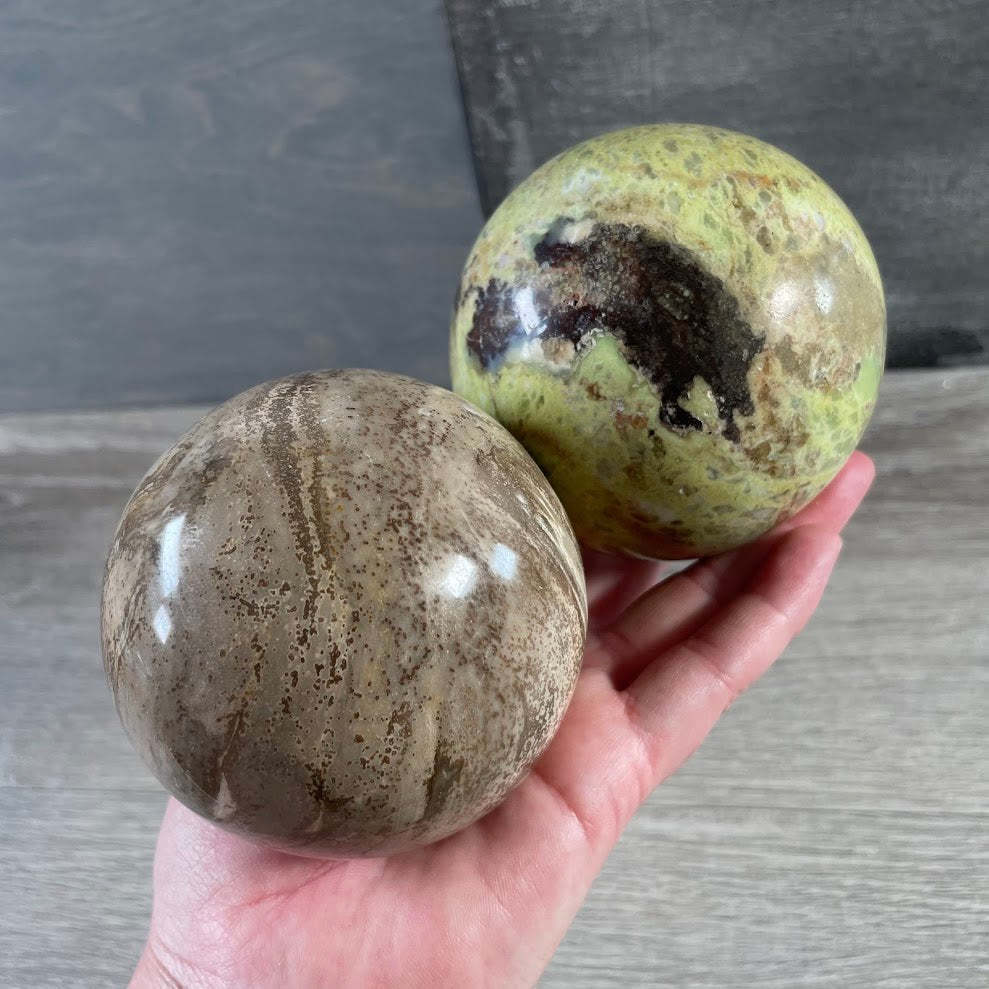 Madagascar Assorted Crystal Spheres by the Ounce | Wholesale Mixed Gemstone Spheres