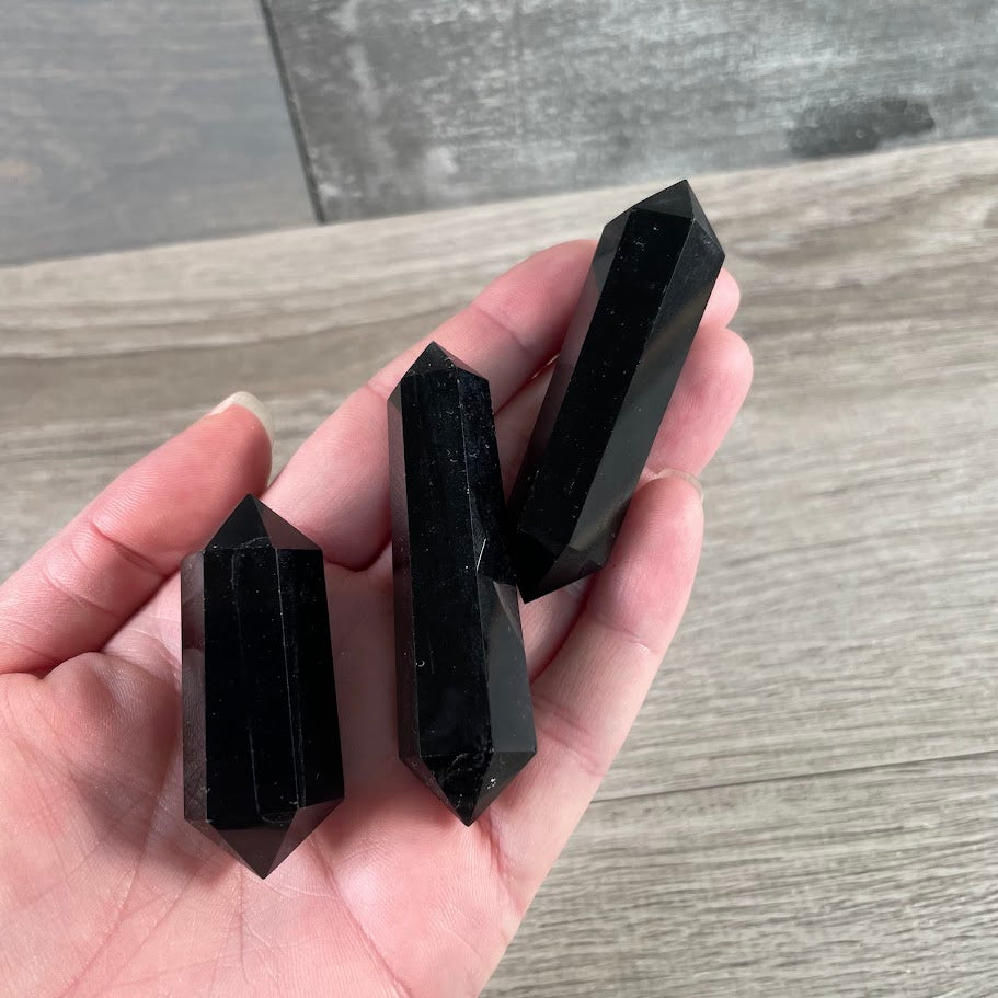 Double Terminated Gemstone Wands by the Ounce