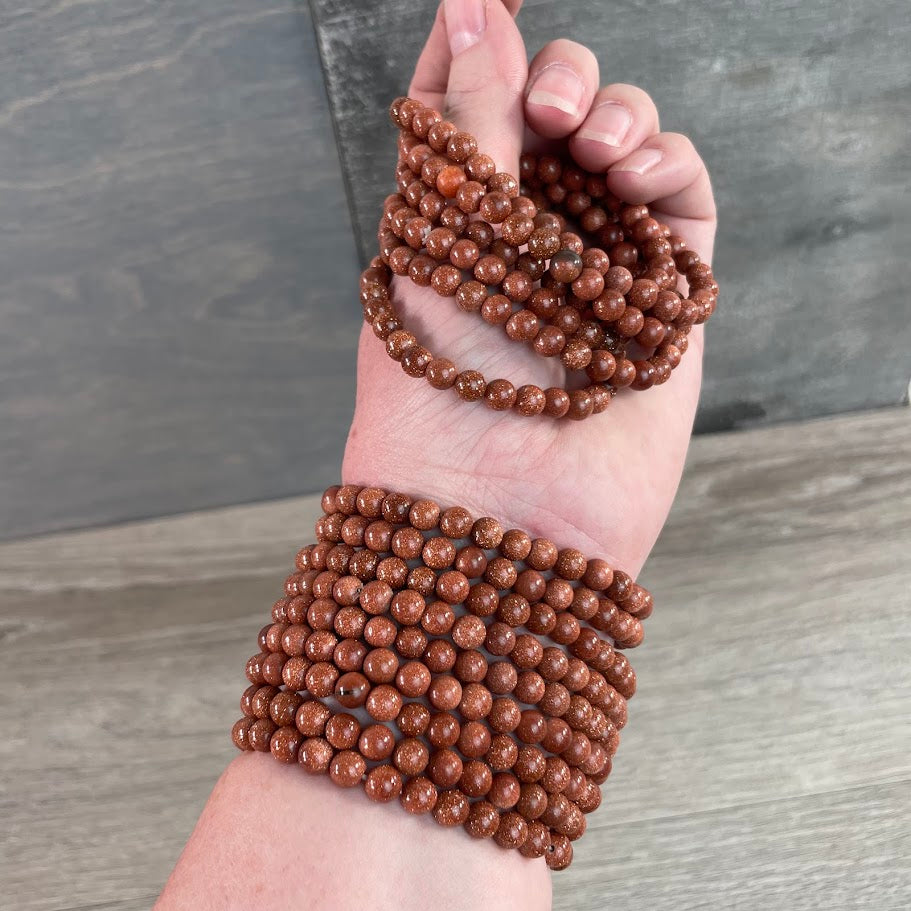 Goldstone gemstone bracelet - bulk orders