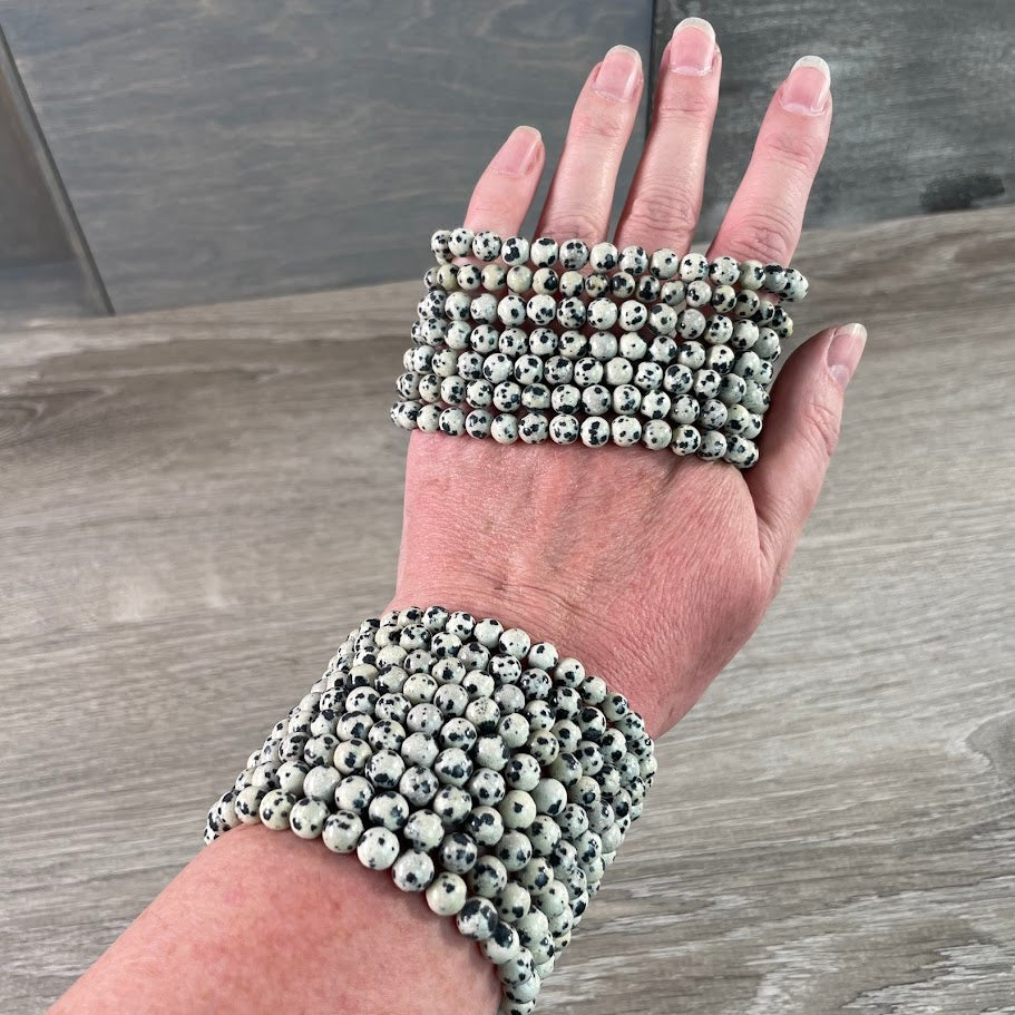 Dalmation jasper bracelet wholesale