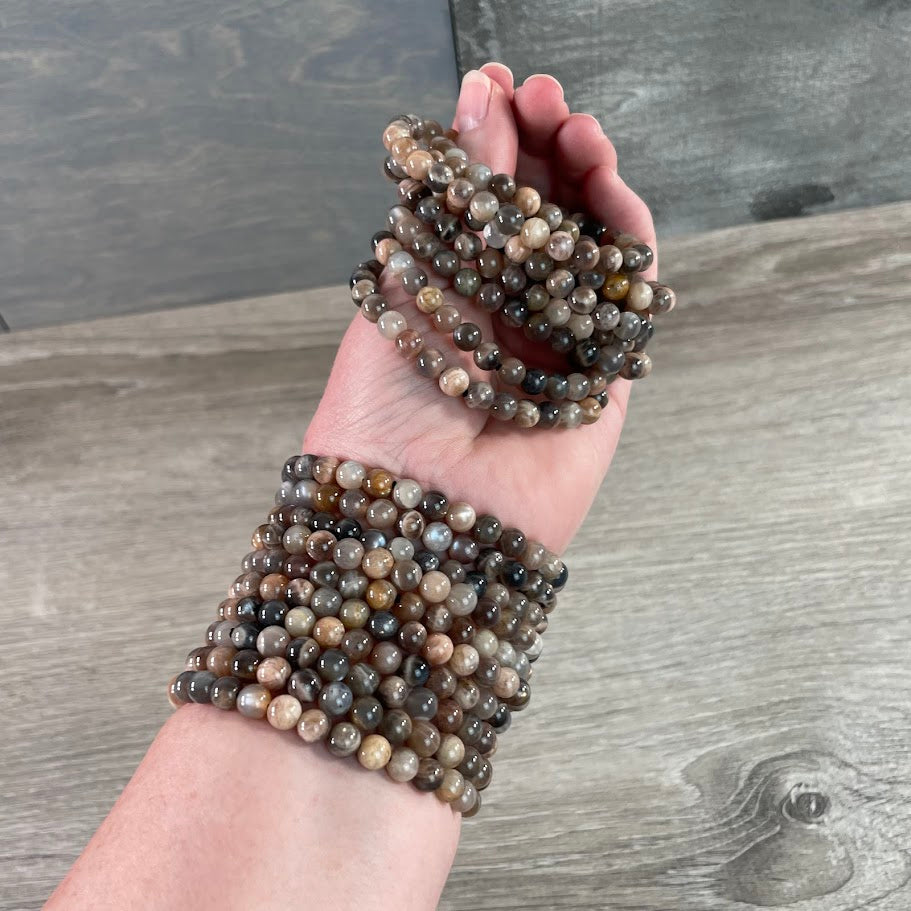 Black moonstone bulk jewelry for metaphysical stores