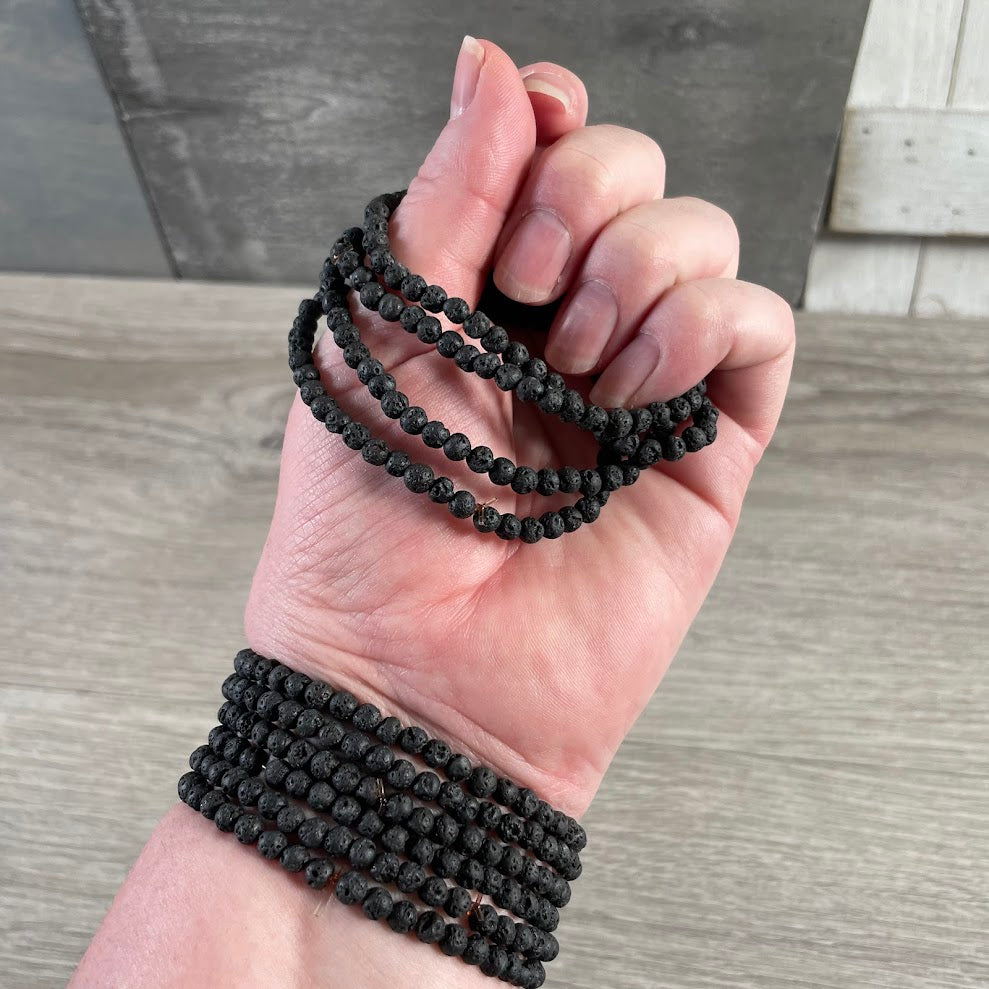 Bracelets Gemstone Bead 4mm - Crystal Shops & Gift Retailers