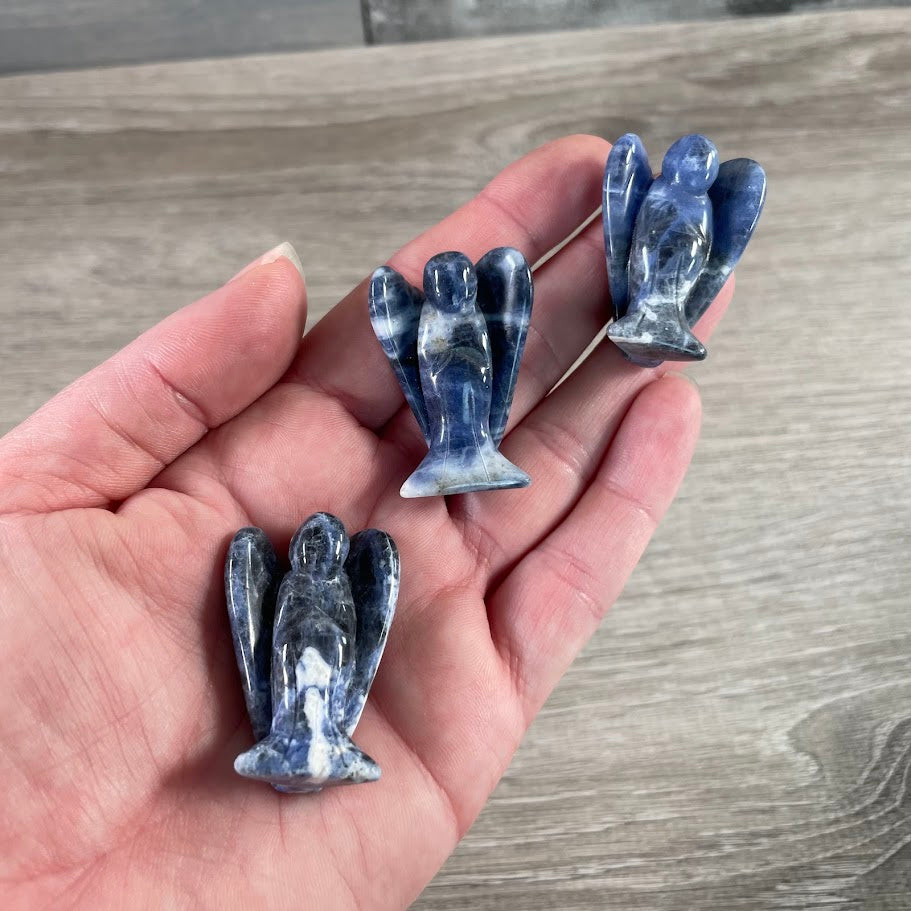 Gemstone Angel Figurine 1.5-Inch – Crystal Guardian