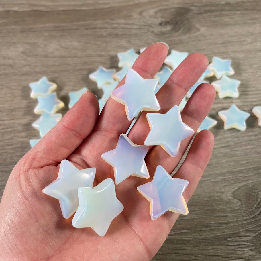 Opalite Wholesale crystal pocket stars for metaphysical shops