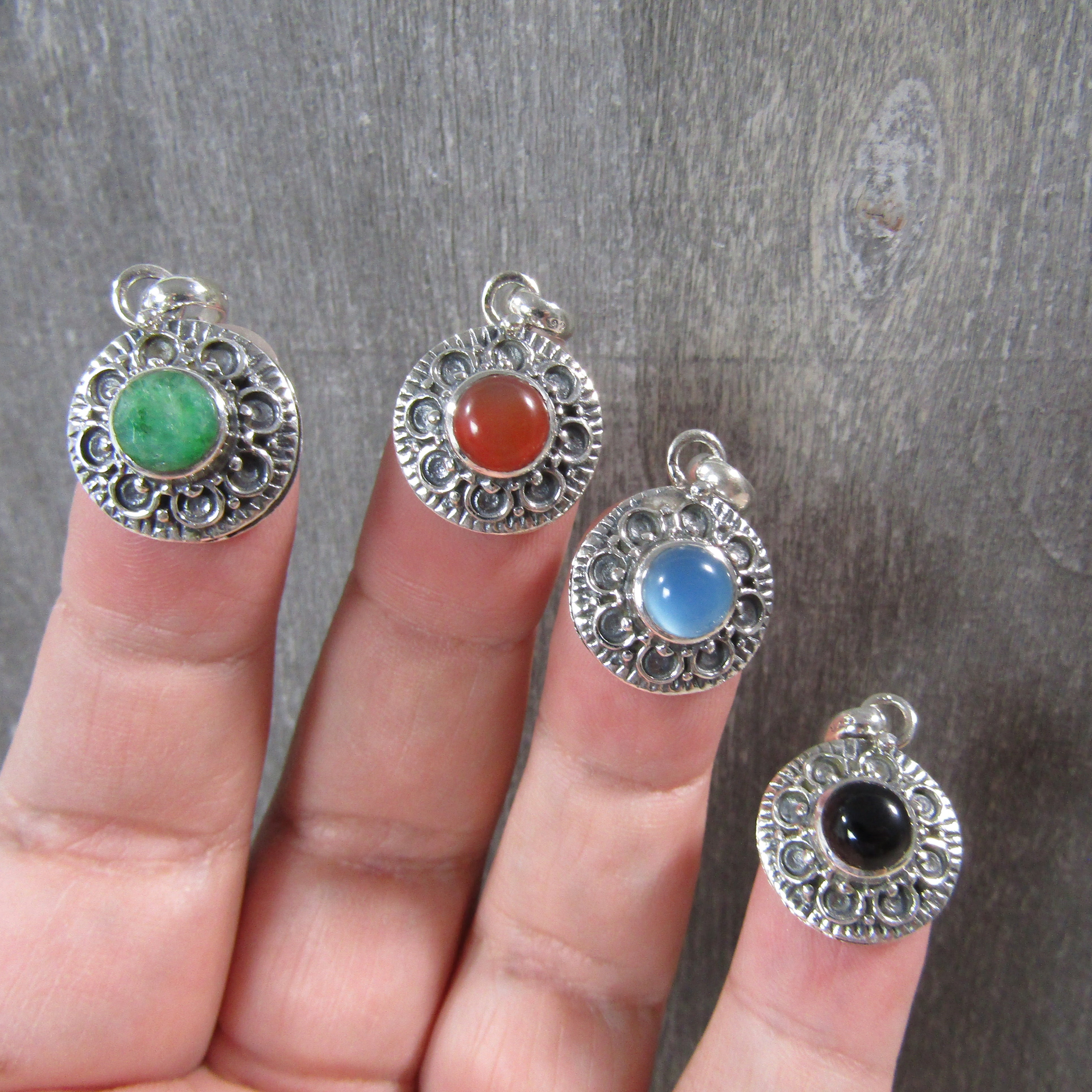 Sterling Silver Pendants in Assorted Styles