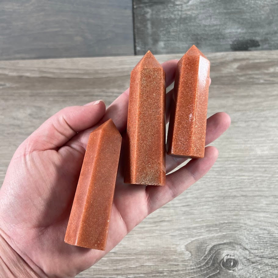 Gemstone Obelisk – 3-Inch Crystal Tower for Energy Work