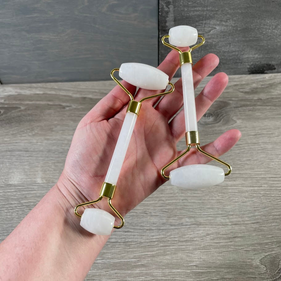 Gemstone Facial Rollers for Spa and Skincare - Wholesale