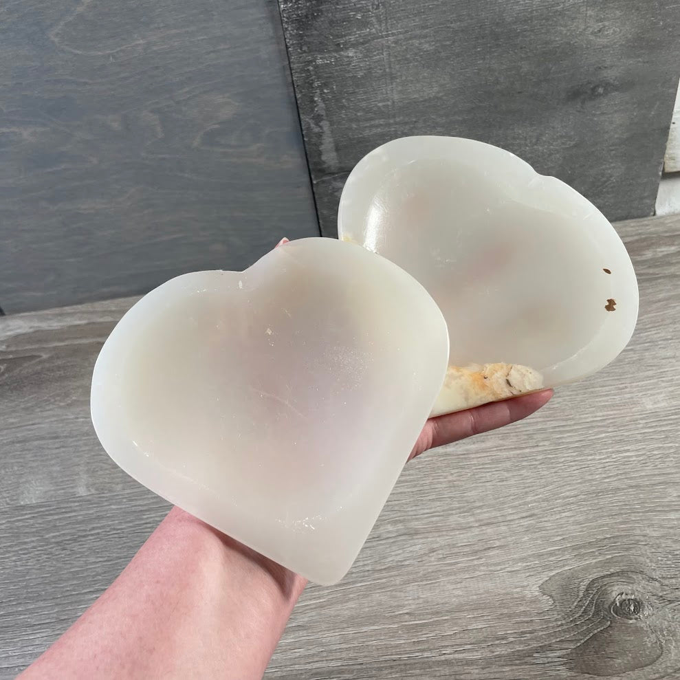 Ammonite Fossil & Gemstone Bowls in Unique Carved Shapes – Wholesale