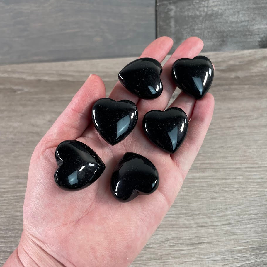 Bulk obsidian hearts for crystal retailers