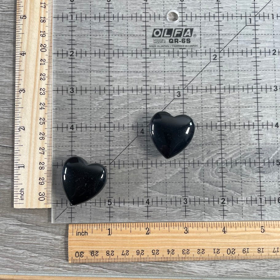 black crystal hearts bulk