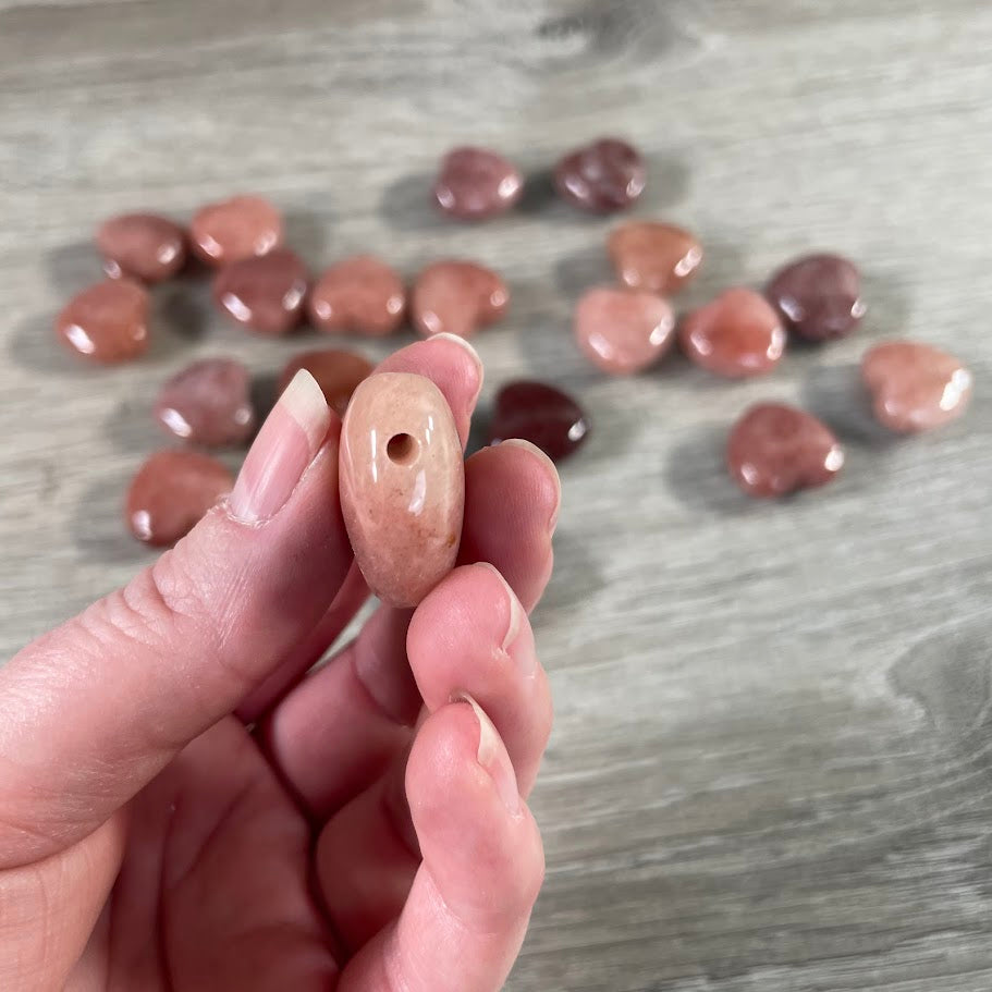 Gemstone Heart Pendants Wholesale – Strung or Loose