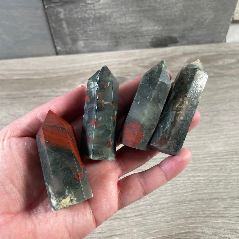 Gemstone Obelisk 1-2 oz | Small Crystal Tower, Grids & Decor