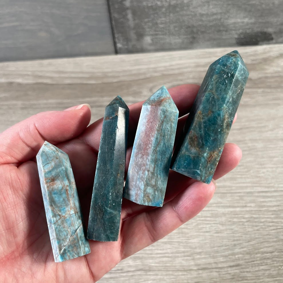 Gemstone Obelisk 1-2 oz | Small Crystal Tower, Grids & Decor