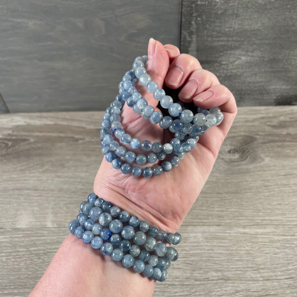 Wholesale blue kyanite bracelet for boutiques and gift shops