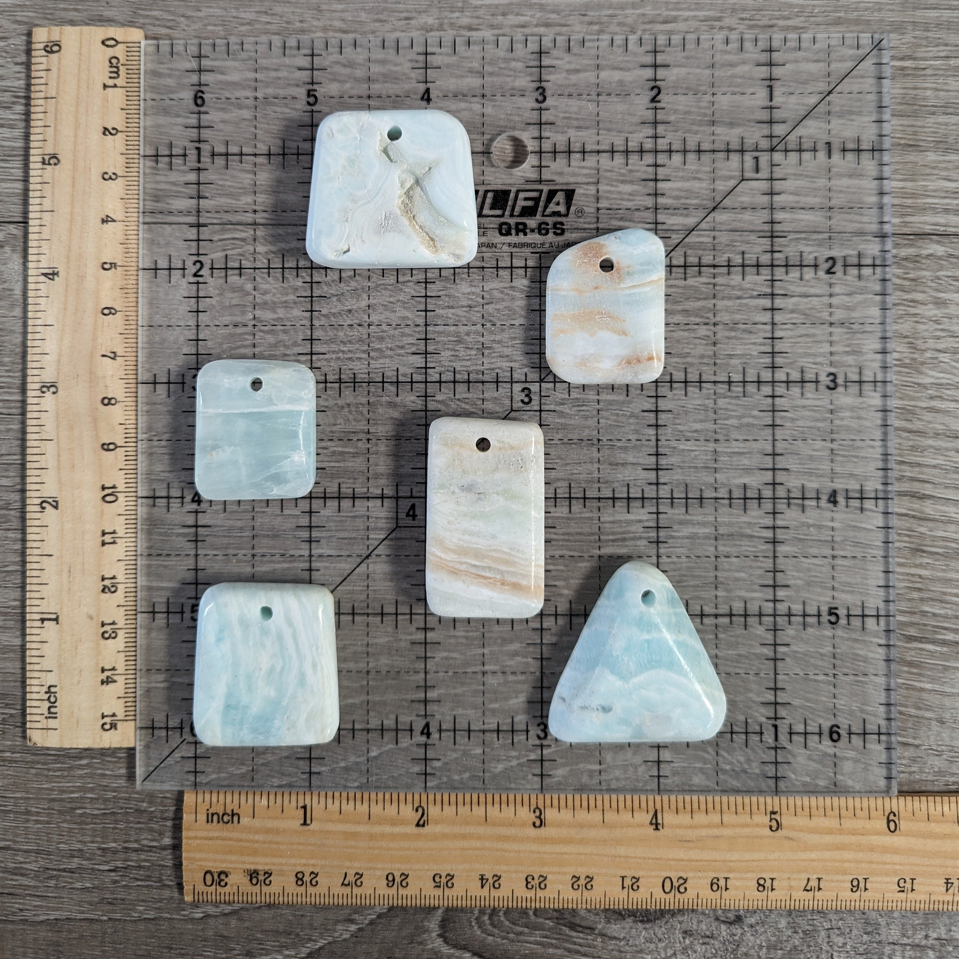 blue aragonite beads for metaphysical shops