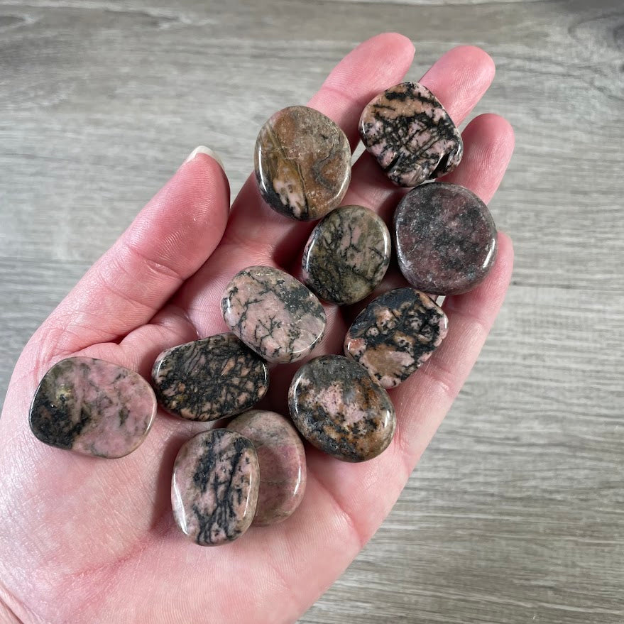 Bulk Gemstone Oval Flat Disks for Crystal Shops, Reiki, Chakra & Metaphysical Retail