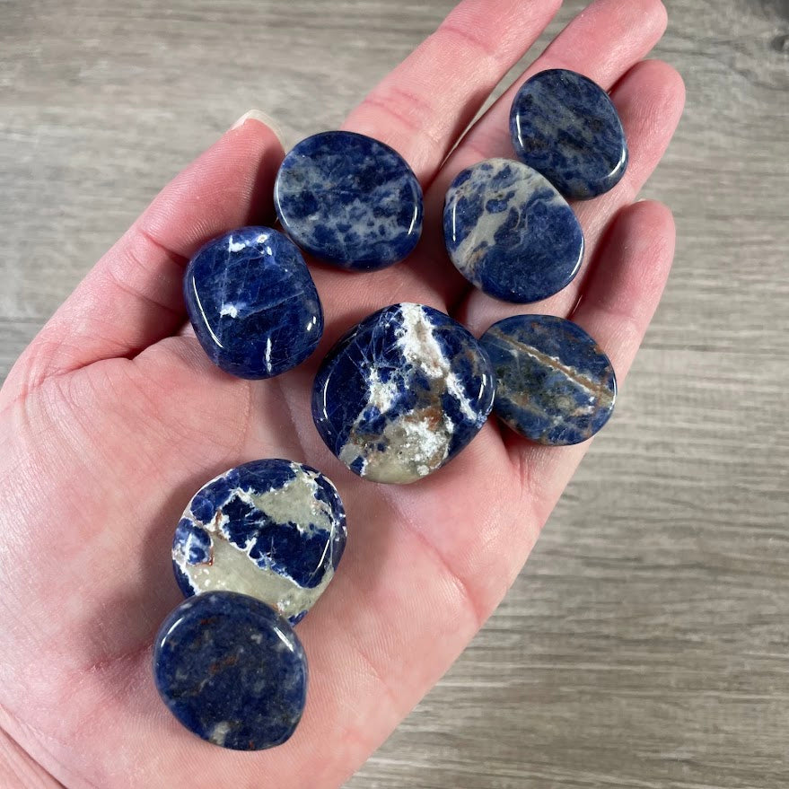 Bulk Gemstone Oval Flat Disks for Crystal Shops, Reiki, Chakra & Metaphysical Retail