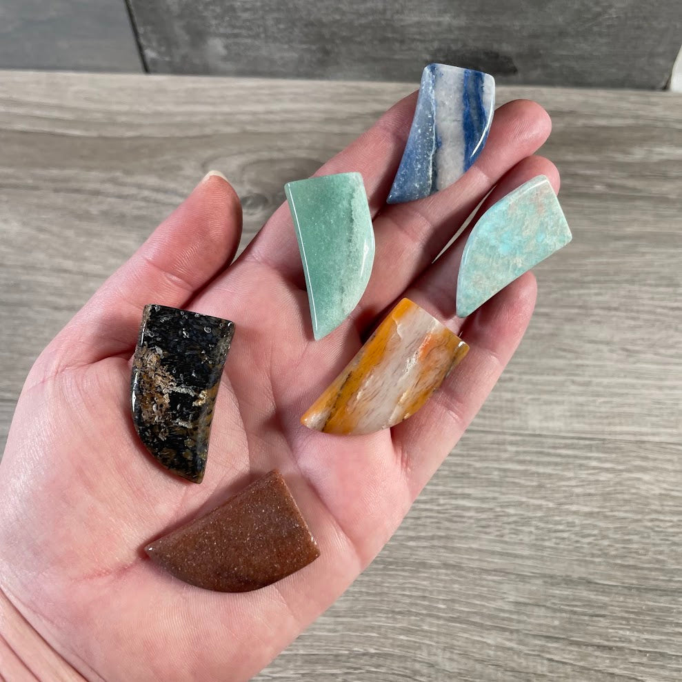 Assorted gemstone crystal claw carvings for wholesale crystal shops