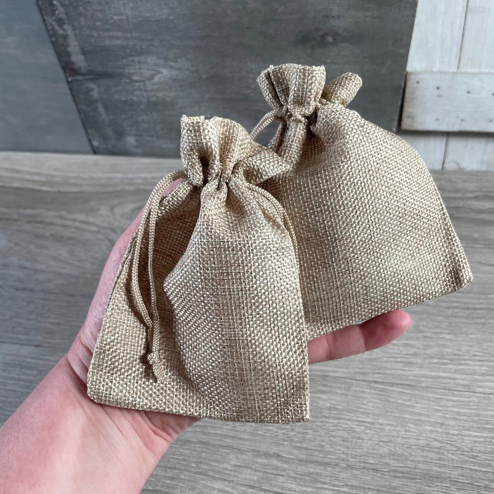 Crystal bag for storing healing stones and small treasures