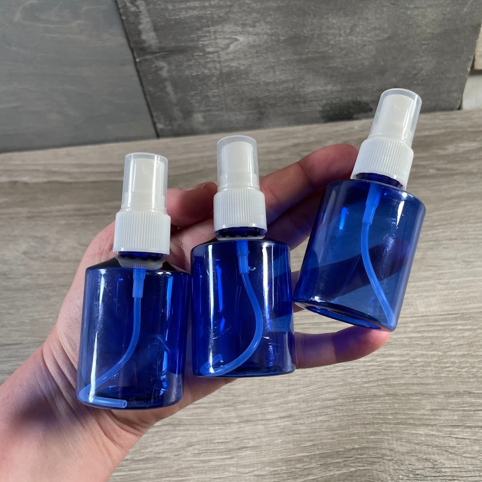 Plastic blue bottle for potion making bulk wholesale