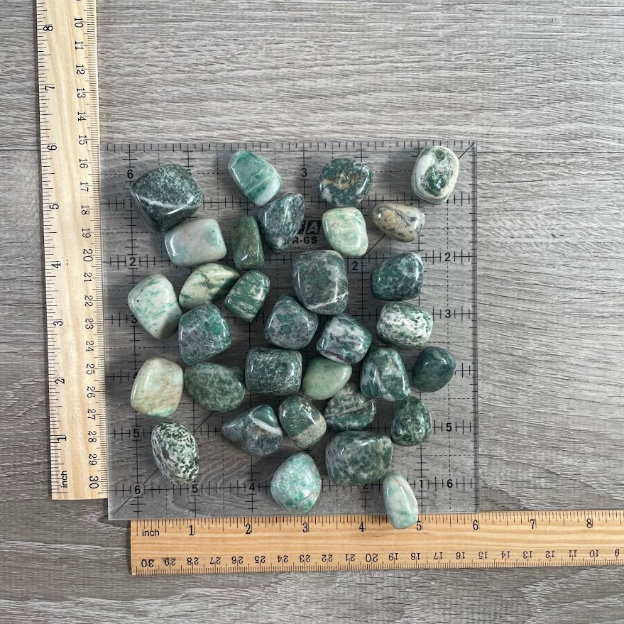 China Jade tumbled gemstone lot wholesale polished crystals