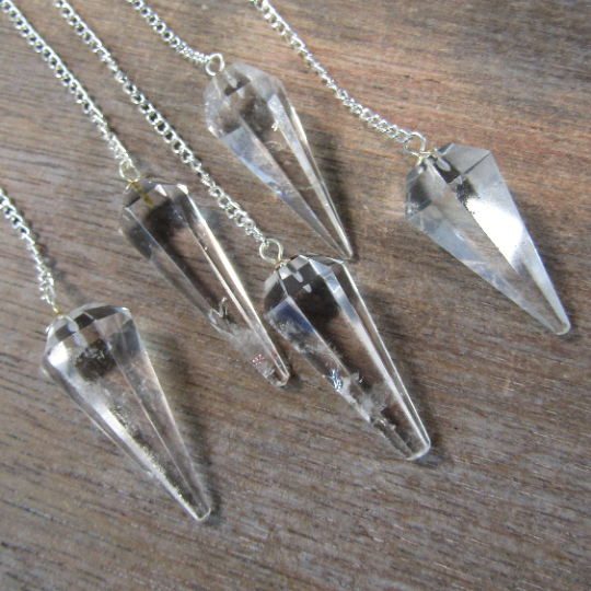 clear quartz pendulum metaphysical tools bulk